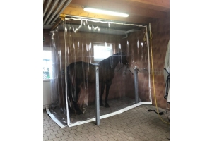 Inhalation des chevaux sans masques