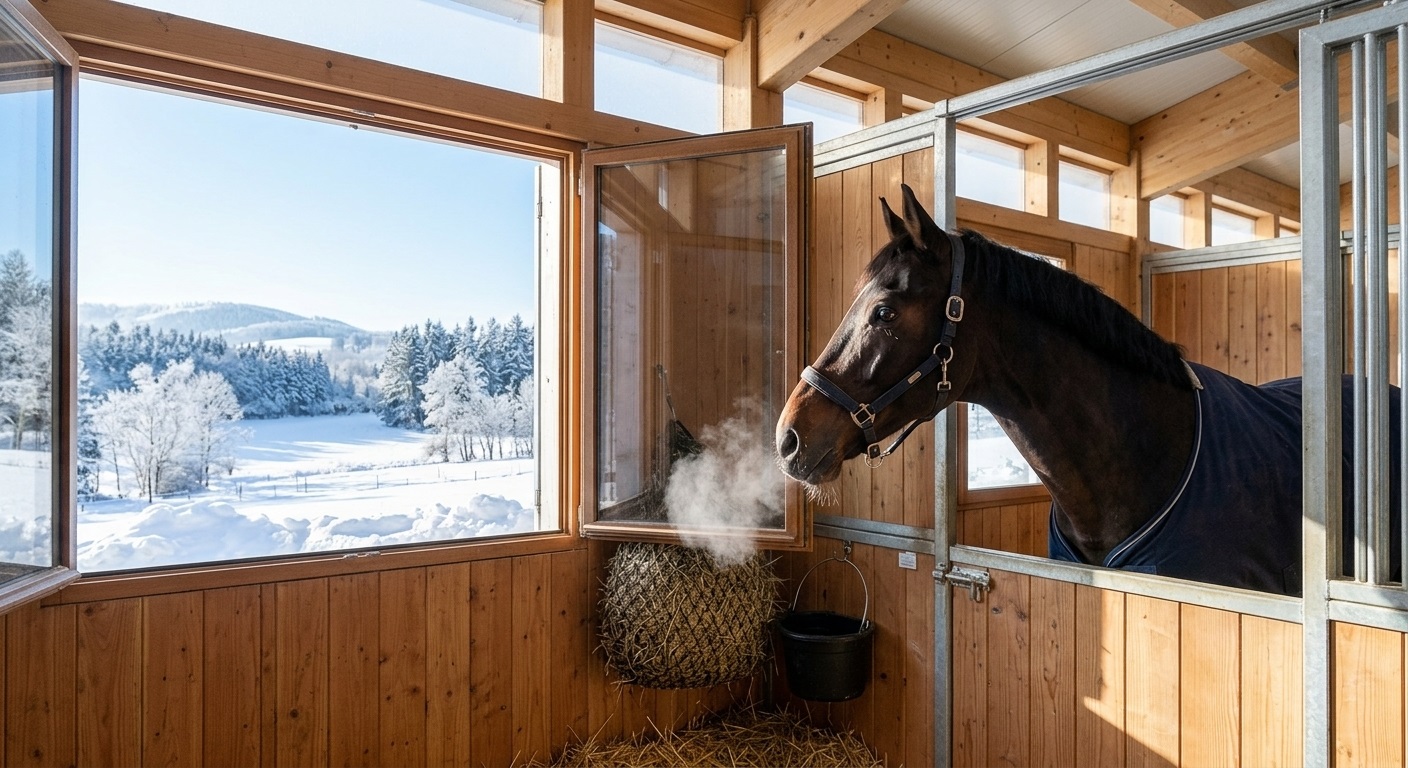 Preventing respiratory problems in horses during winter