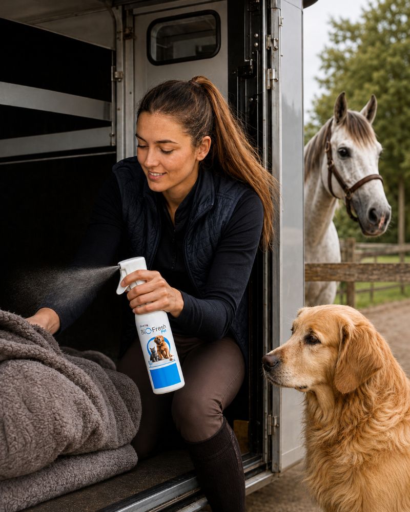 Chiens au repos dans un espace propre